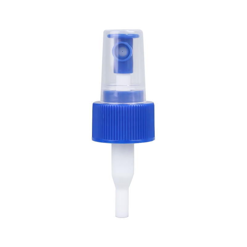 파란색 작은 핑거 펌프 분무기